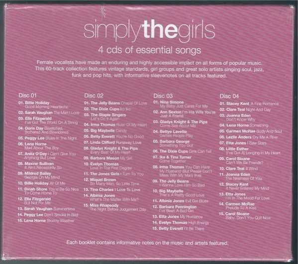 Various - Simply The Girls (4 CDs Of Essential Songs) 4CD