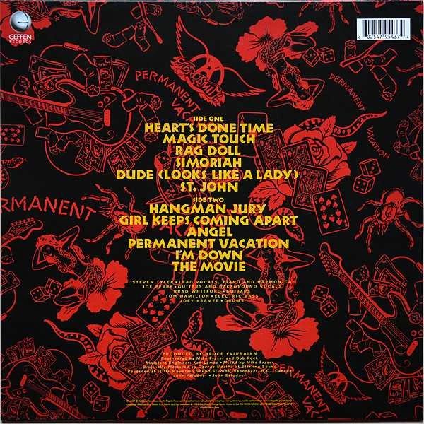 Vinilinė plokštelė - Aerosmith - Permanent Vacation LP