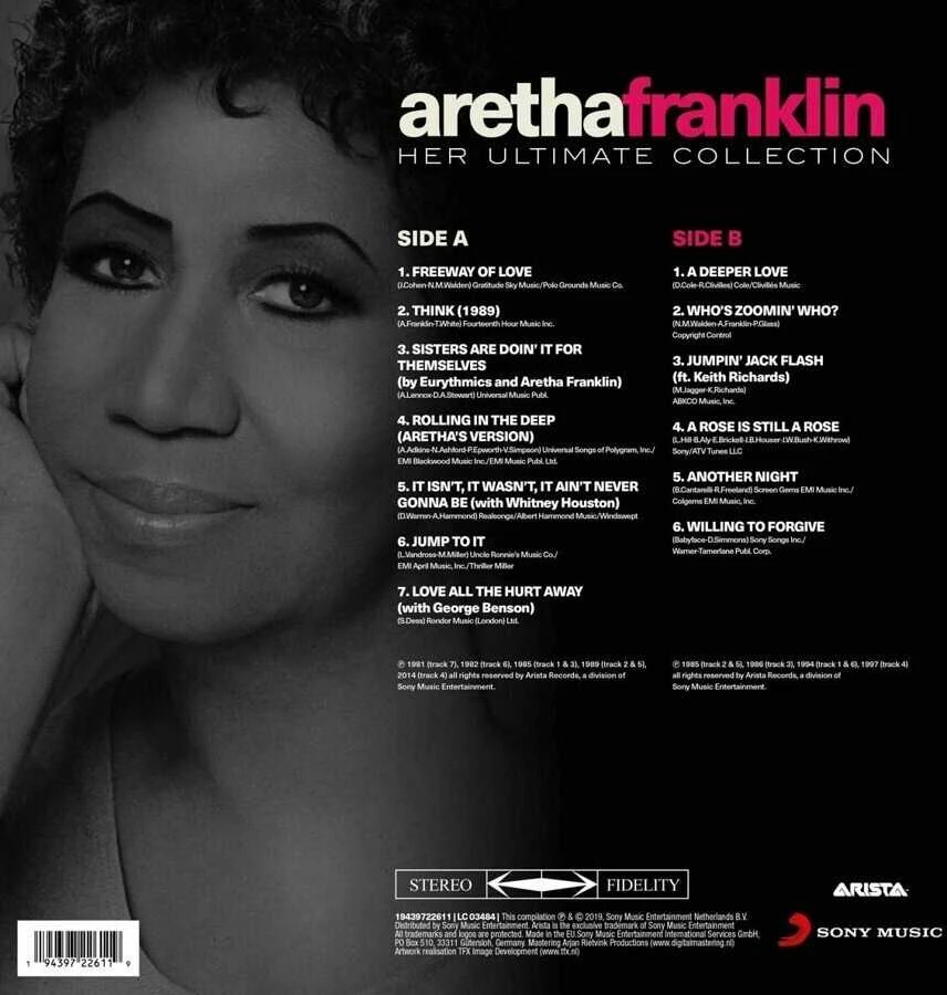 Vinilinė plokštelė - Aretha Franklin - Her Ultimate Collection 1LP