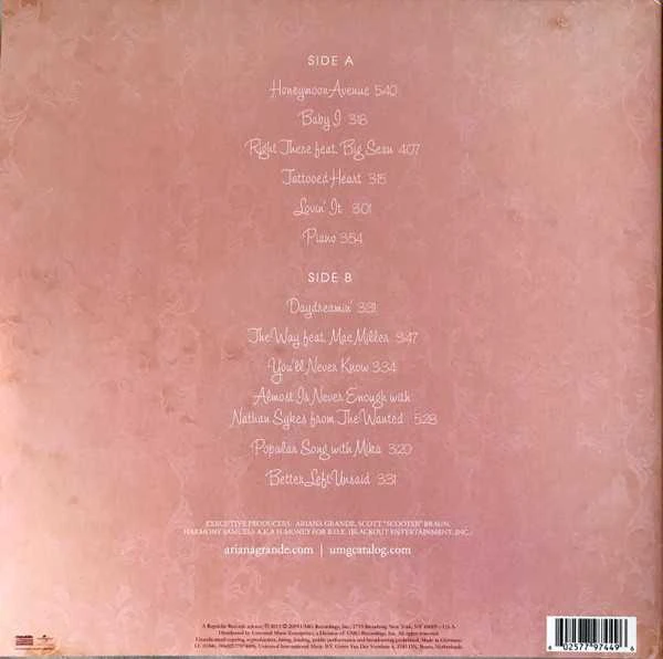 Vinilinė plokštelė - Ariana Grande - Yours Truly 1LP