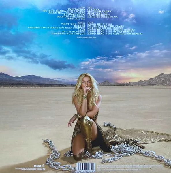 Vinilinė plokštelė - Britney Spears – Glory 2LP (Baltas Coloured)