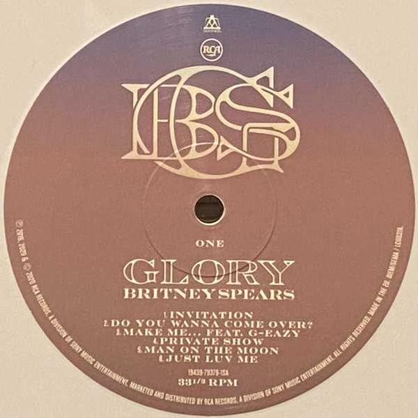 Vinilinė plokštelė - Britney Spears – Glory 2LP (Baltas Coloured)