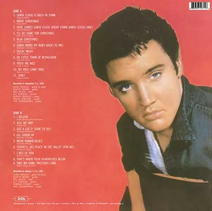 Vinilinė plokštelė - Elvis Presley – Elvis' Christmas Album 1LP (Baltas Coloured)