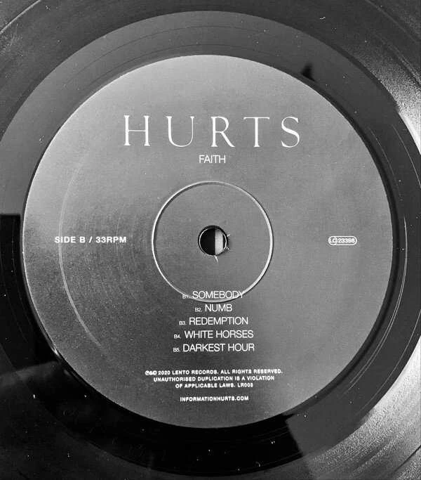 Vinilinė plokštelė - Hurts – Faith 1LP