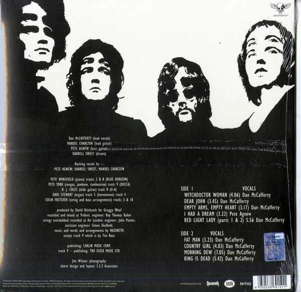Vinilinė plokštelė - Nazareth - Nazareth 1LP (Baltas Coloured)