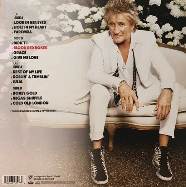 Vinilinė plokštelė – Rod Stewart – Blood Raudona Roses 2LP