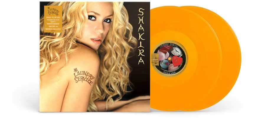 Vinilinė plokštelė - Shakira – Laundry Service 2LP (Geltona Opaque Coloured)