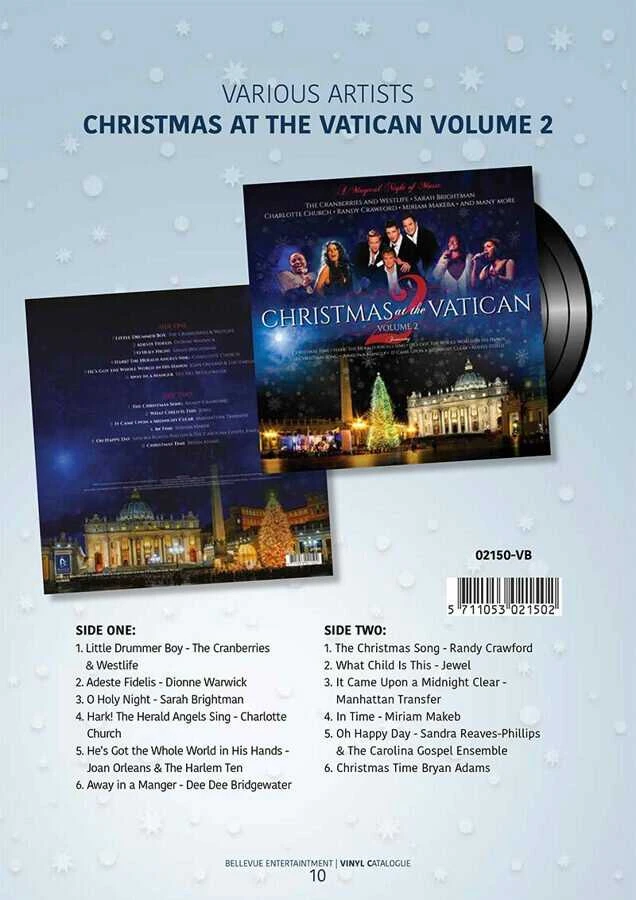 Vinilinė plokštelė - Various - Christmas At The Vatican Vol.2, 1LP