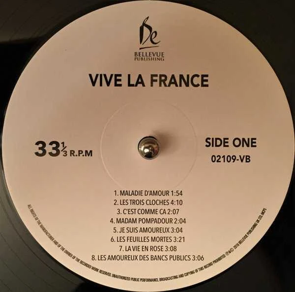 Vinilinė plokštelė - Various – Vive La France (Une Celebration De La France) 1LP