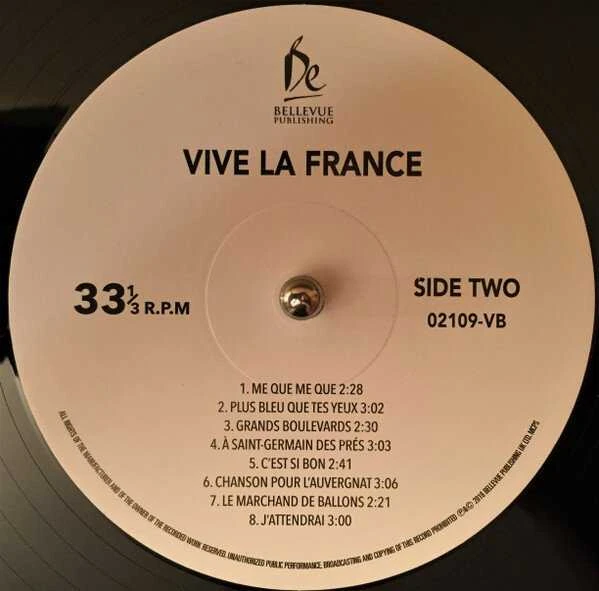 Vinilinė plokštelė - Various – Vive La France (Une Celebration De La France) 1LP