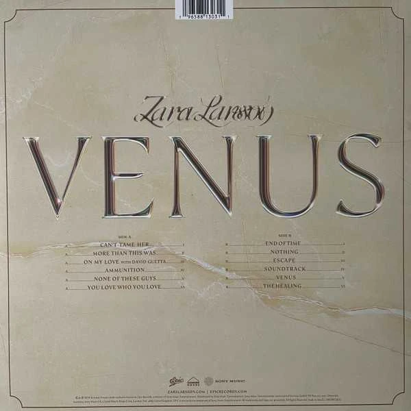 Vinilinė plokštelė - Zara Larsson - Venus 1LP (Raudona/Juodas Marbled Coloured)