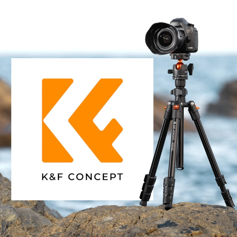 K&F Concept Fotoaparato trikojis su profesionalia 3D galvute, KF09.101V1
