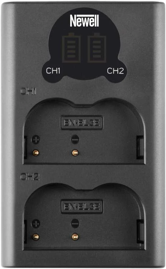 Newell DL-USB-C dviejų kanalų įkroviklis skirtas EN-EL3e