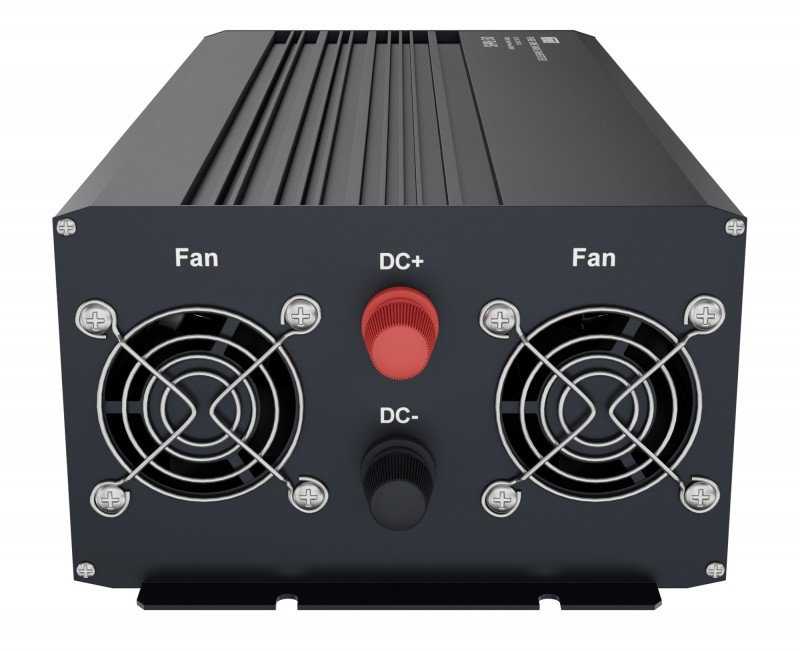Objektyvas Newell įtampos keitiklis su gryna sinusine banga - 24 V / 230 V, 2000 W