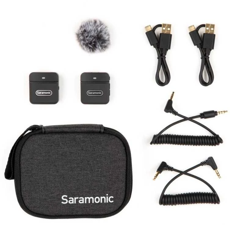 Saramonic Blink 100 B1 (TX+RX) 2.4GHz belaidžio mikrofono sistema