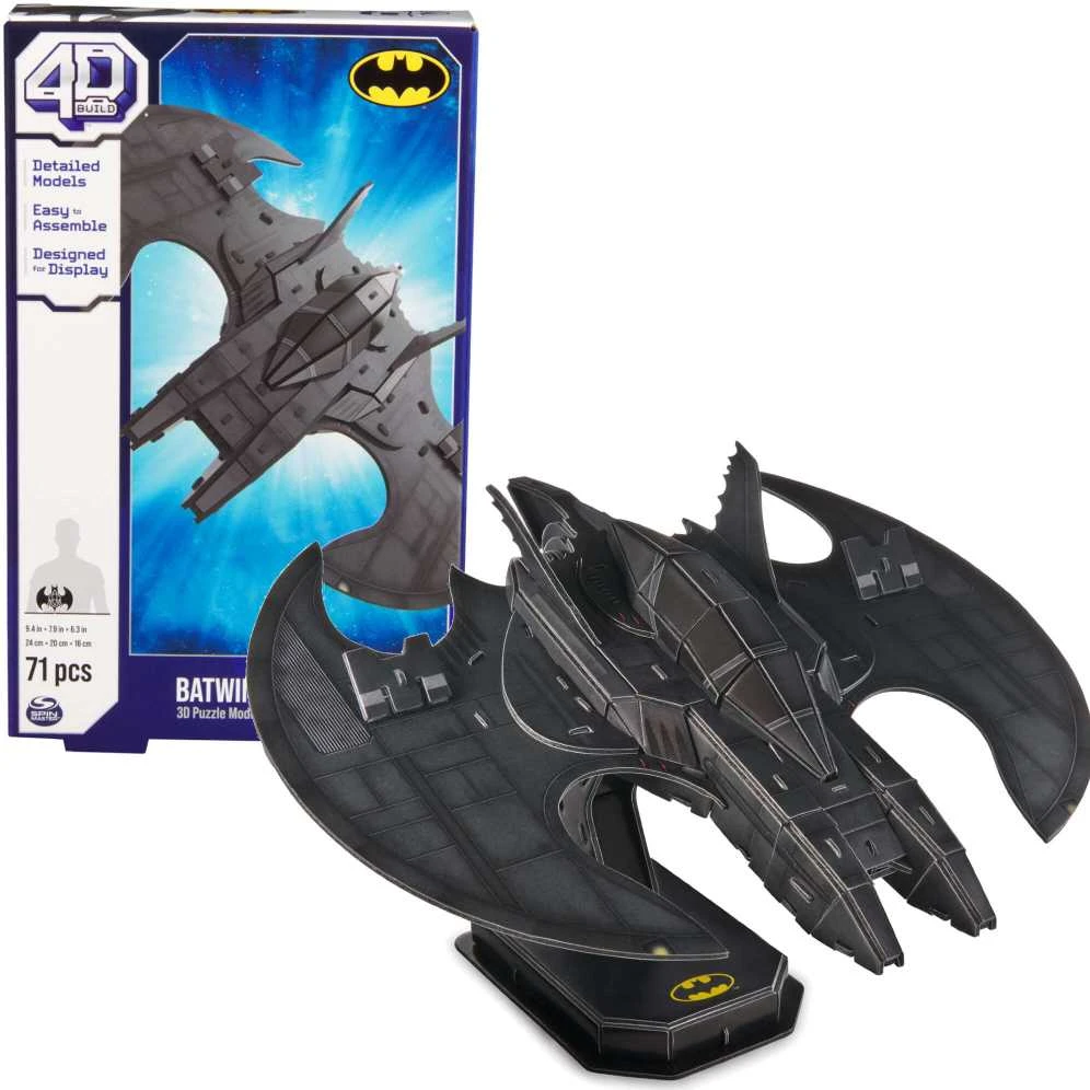 4D Build - Batwing 4D figūrėlės dėlionė, 71 vnt.