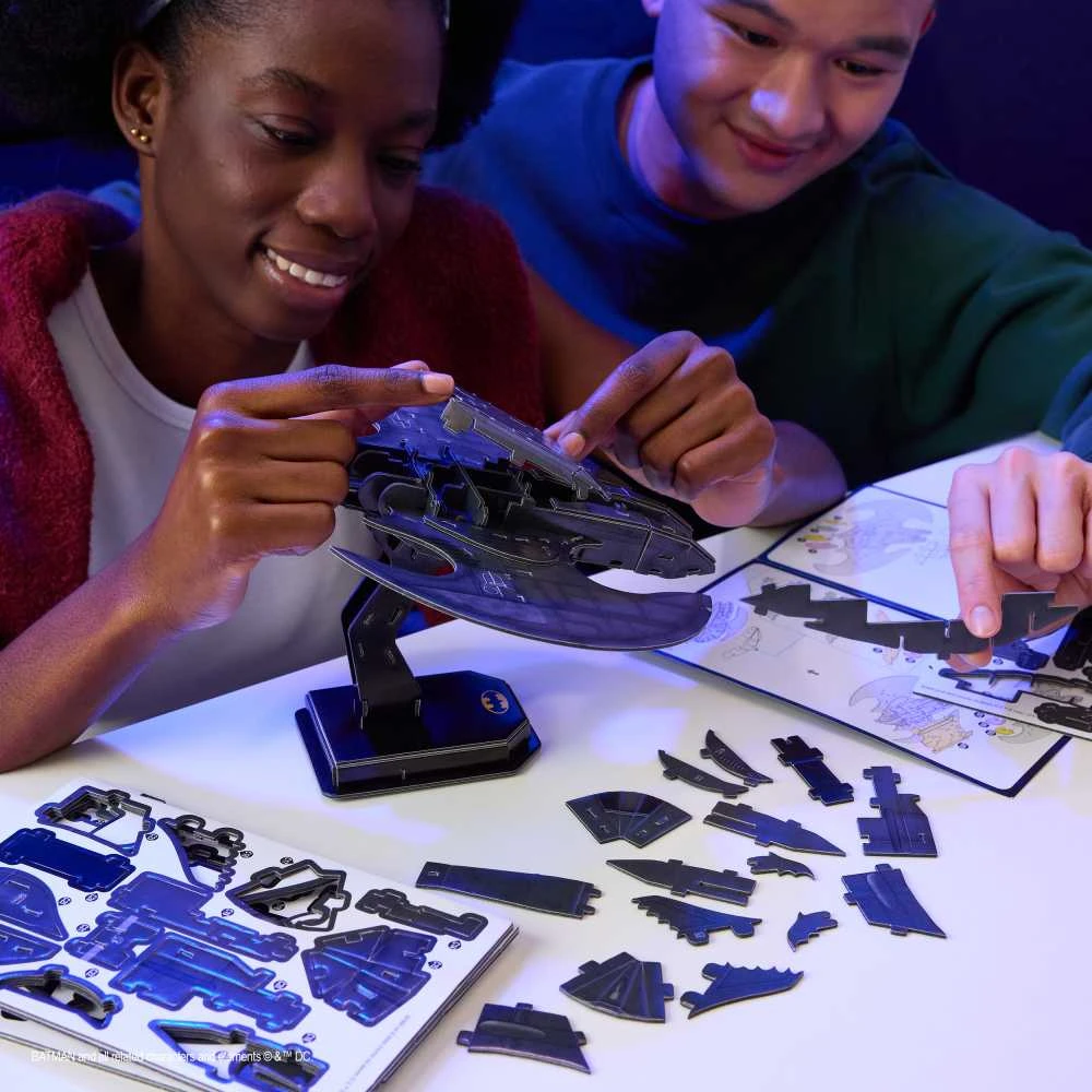 4D Build - Batwing 4D figūrėlės dėlionė, 71 vnt.