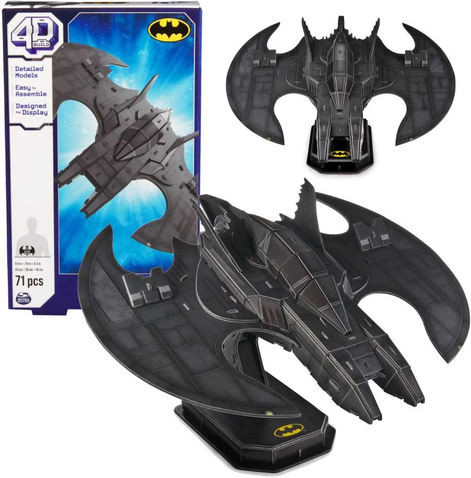 4D Build - Batwing 4D figūrėlės dėlionė, 71 vnt.