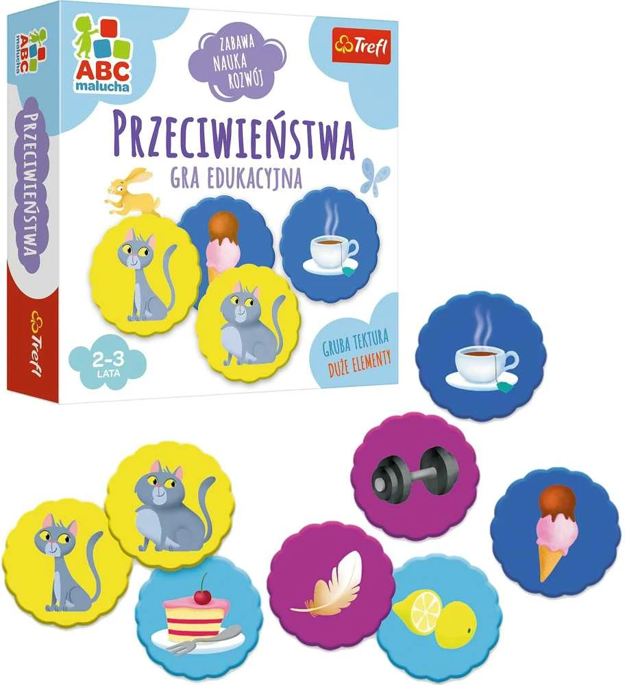 Trefl - PRIEGIMŲ ŽAIDIMAS ABC KIDS TREFL PUD