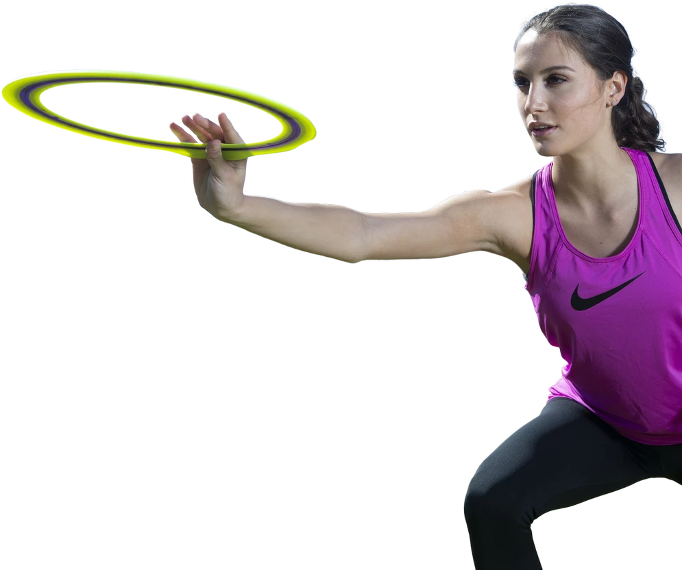 Aerobie Pro frisbio metimo lankas geltonas 33 cm Spin Master