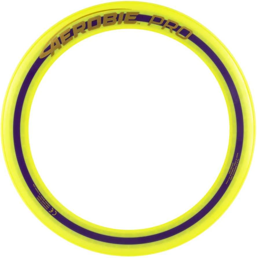 Aerobie Pro frisbio metimo lankas geltonas 33 cm Spin Master
