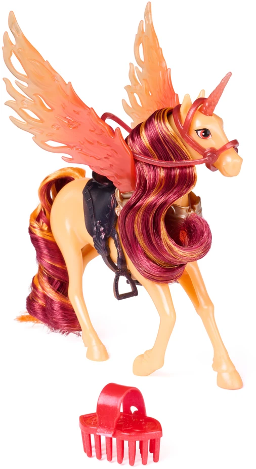 Spin Master Akademia Jednorożców Magia Skrzydeł Rinkinys lalka Valentina i figurka jednorożca Cinder + priedai Unicorn Academy Wing Magic