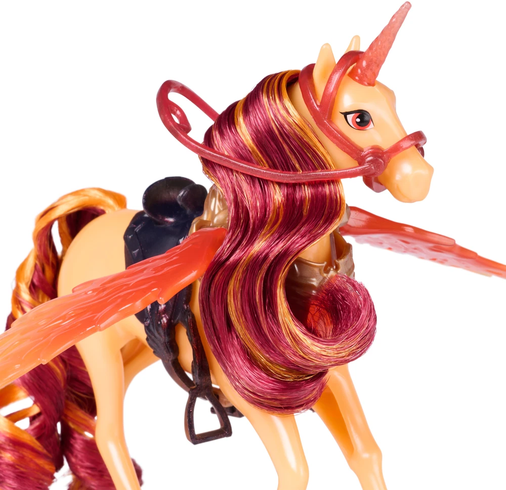 Spin Master Akademia Jednorożców Magia Skrzydeł Rinkinys lalka Valentina i figurka jednorożca Cinder + priedai Unicorn Academy Wing Magic