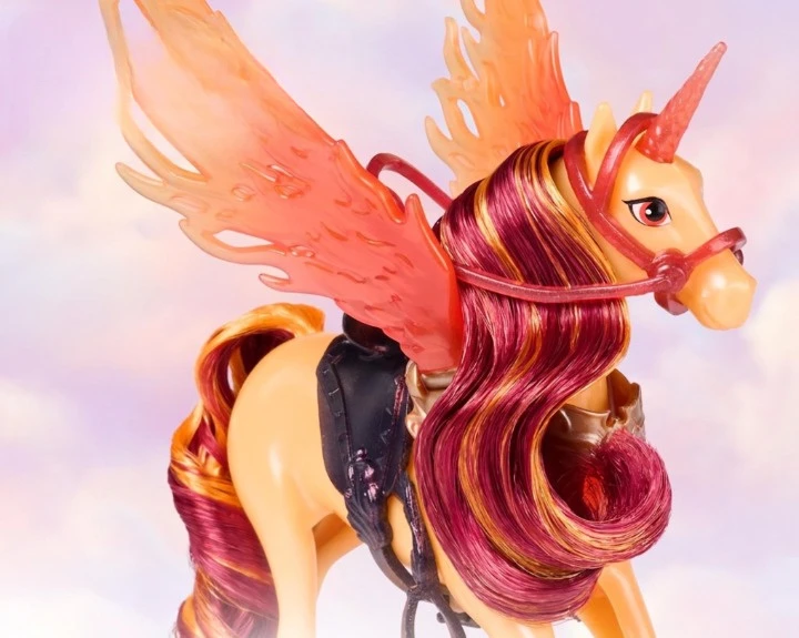 Spin Master Akademia Jednorożców Magia Skrzydeł Rinkinys lalka Valentina i figurka jednorożca Cinder + priedai Unicorn Academy Wing Magic