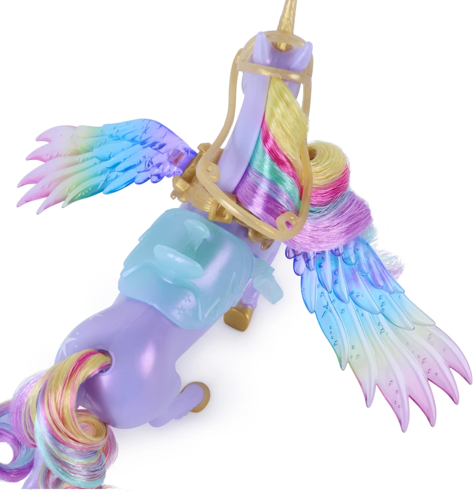 Vienaragžių akademija: Sparnų magija. Rinkinys su lėle Sophia ir vienaragio figura Wildstar + aksesuarai Unicorn Academy Wing Magic