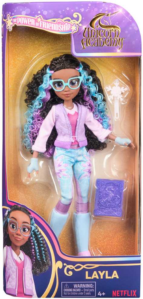 Spin Master Unicorn Vienaragio akademijos rinkinys Layla lėlė + priedai 24 cm Vienaragis Academy Draugystės galia