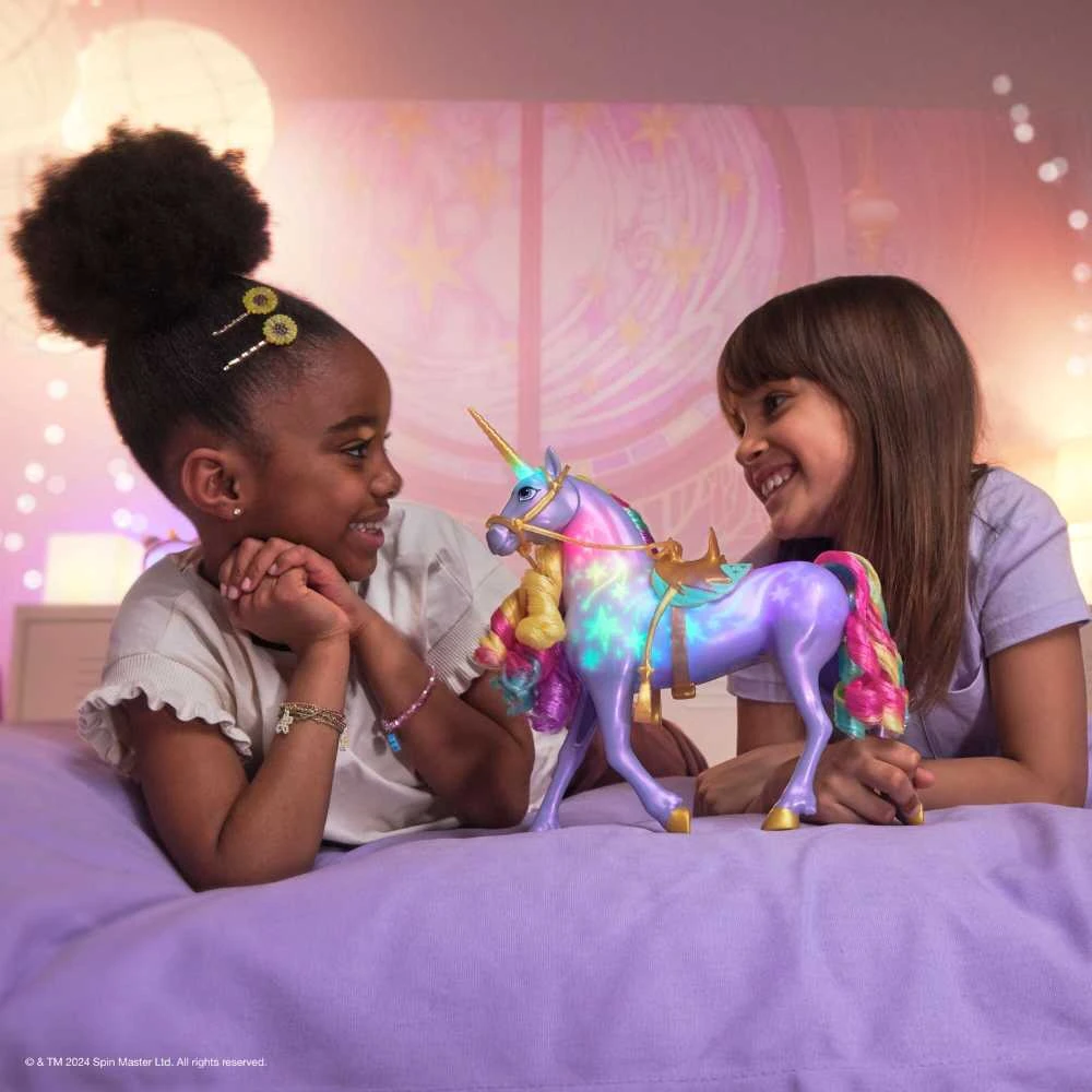 Unicorn Academy Rainbow Light-up Wildstar Vienaragis, 28 cm
