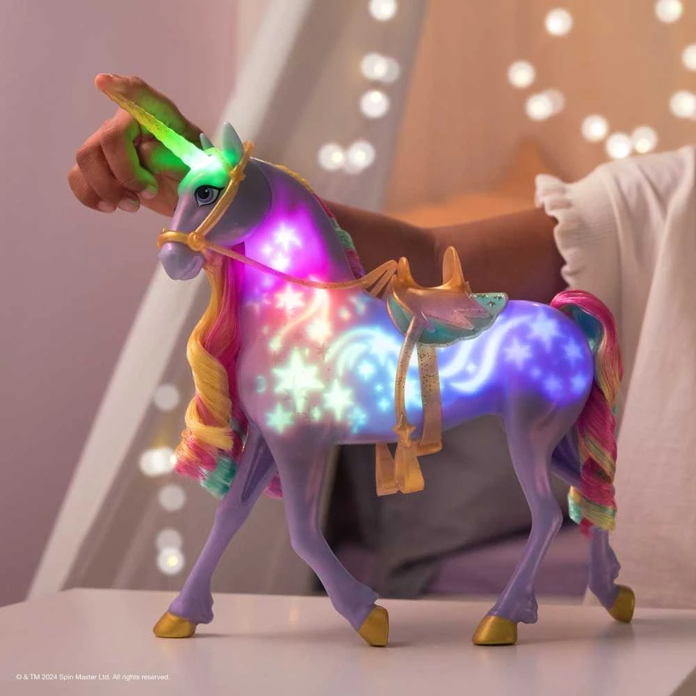 Unicorn Academy Rainbow Light-up Wildstar Vienaragis, 28 cm