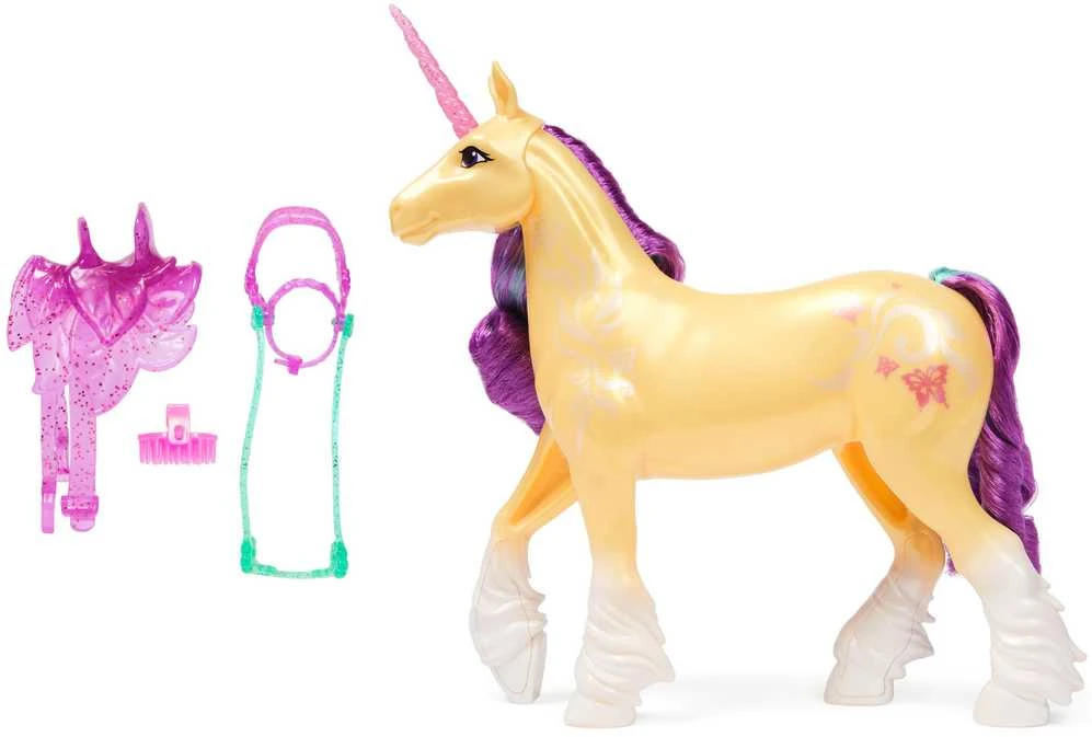 Unicorn Vienaragio akademijos rinkinys Vienaragio lapo figūrėlė + vienaragio aksesuarai Academy