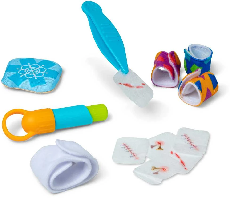 Dėlionė Polesie MELISSA & DOUG žaidimų rinkinys „Boo-Boos & Bandages“ daugkartinio naudojimo žaidimų rinkinys