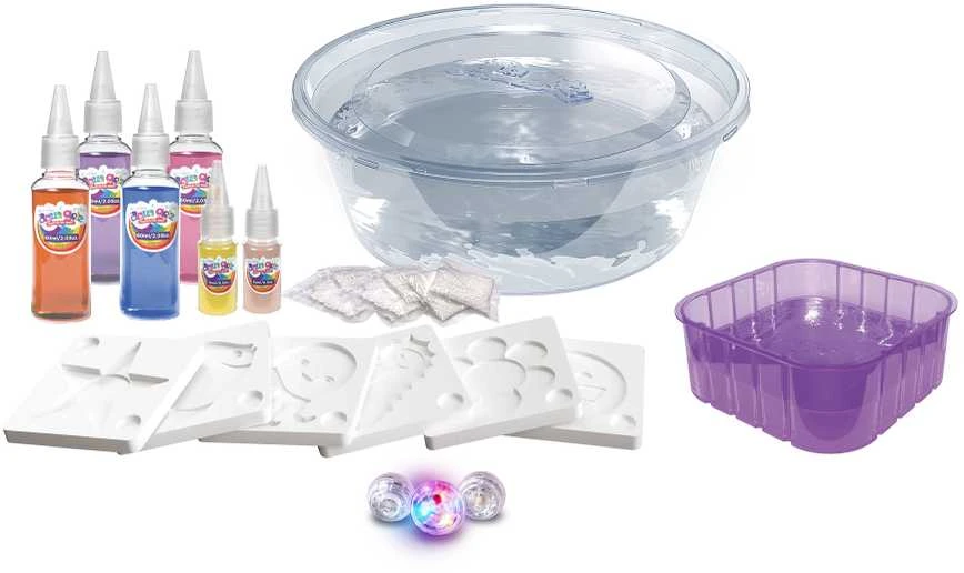 Smoby Minkšti pliušiniai šviečiantys kamuoliukai Aqua Gelz Deluxe