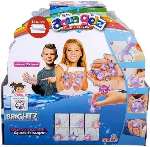 Smoby Minkšti pliušiniai šviečiantys kamuoliukai Aqua Gelz Deluxe
