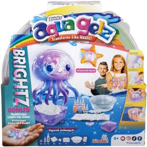 Smoby Minkšti pliušiniai šviečiantys kamuoliukai Aqua Gelz Deluxe