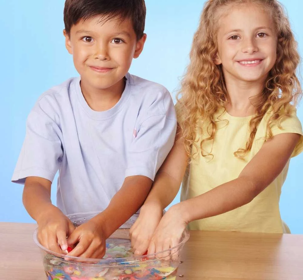 Smoby Minkšti pliušiniai šviečiantys kamuoliukai Aqua Gelz Deluxe