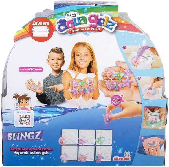 Simba Smoby Minkštas pliušinis žaislas Aqua Gelz Deluxe su cirkoniais
