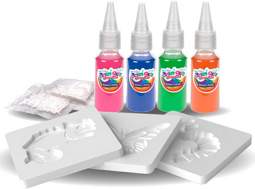 AQUA GELZ TROPICAL STARTER RINKINYS, 4 SPALVŲ GELĖS + SIMBA LIETIMAI