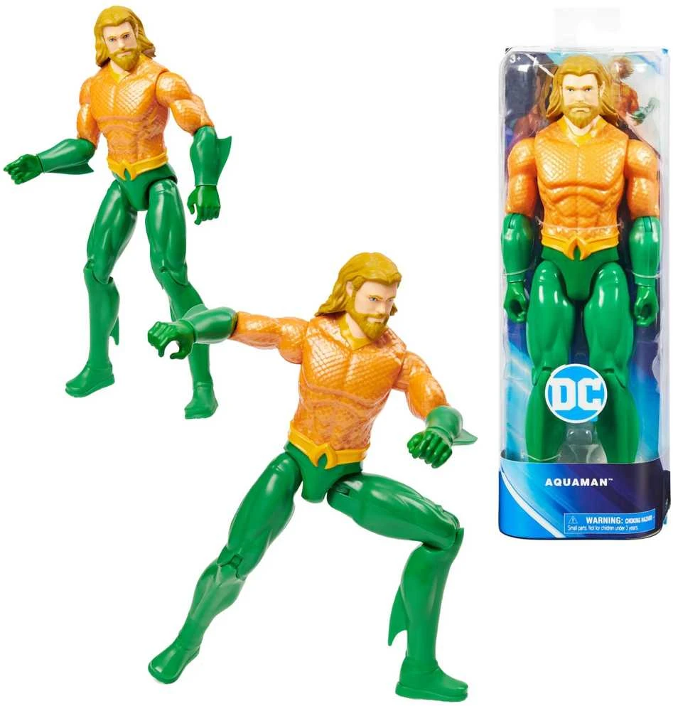 Didelė, 30 cm ilgio, lankstoma Aquaman figūrėlė – Teisingumo Lyga