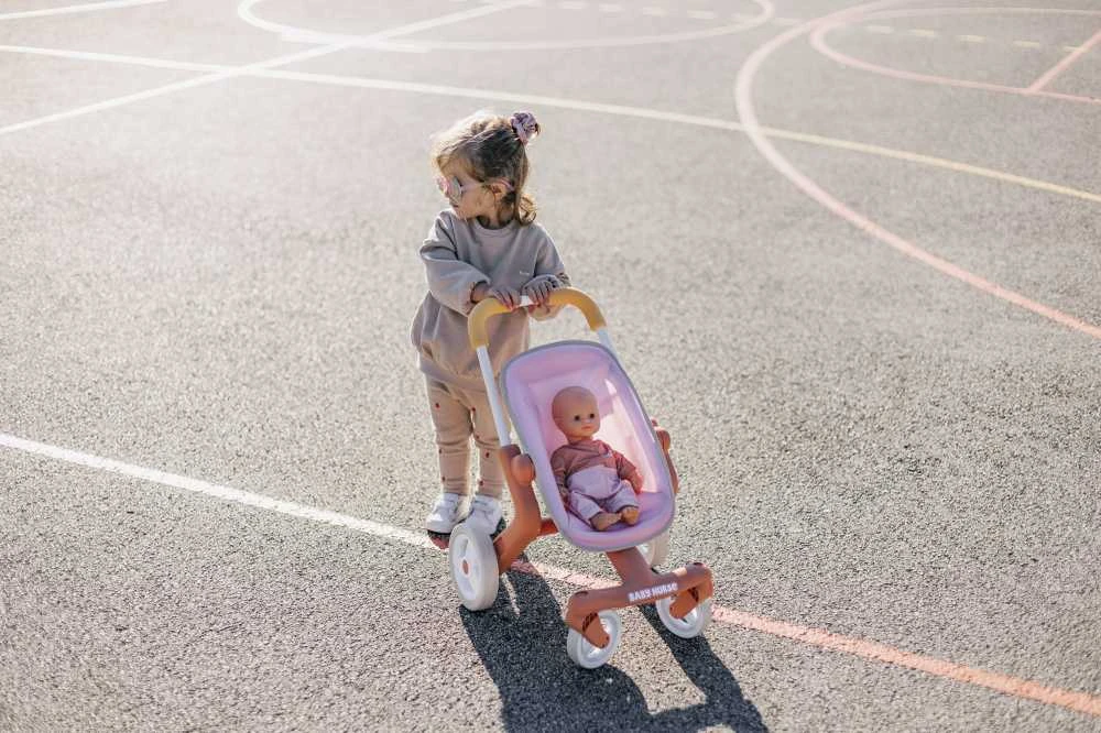 Vaikiškas lėlių vežimėlis Smoby Baby Nurse 42 cm lėlėms