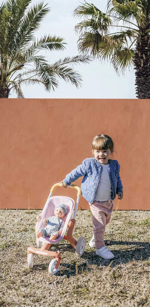 Vaikiškas lėlių vežimėlis Smoby Baby Nurse 42 cm lėlėms