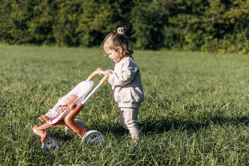 Vaikiškas lėlių vežimėlis Smoby Baby Nurse 42 cm lėlėms