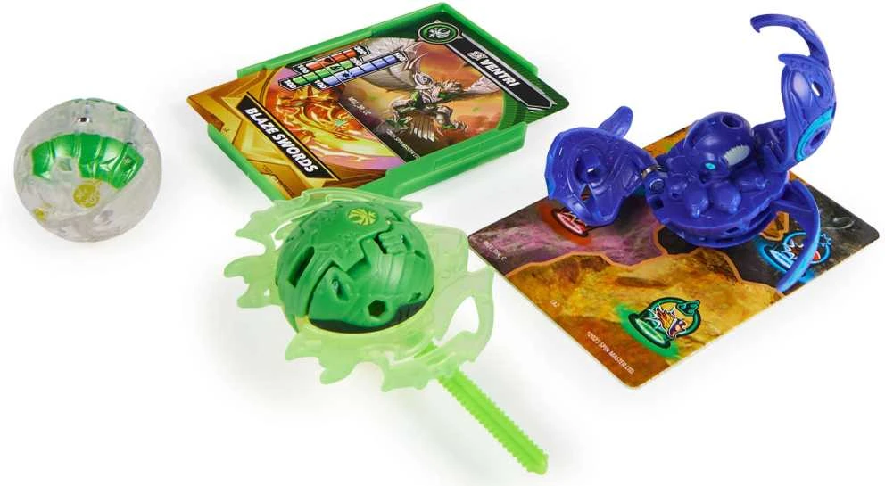 Bakugan Rinkinys Starter Special Attack Ventri Octagon Trox 3 figūrėlės