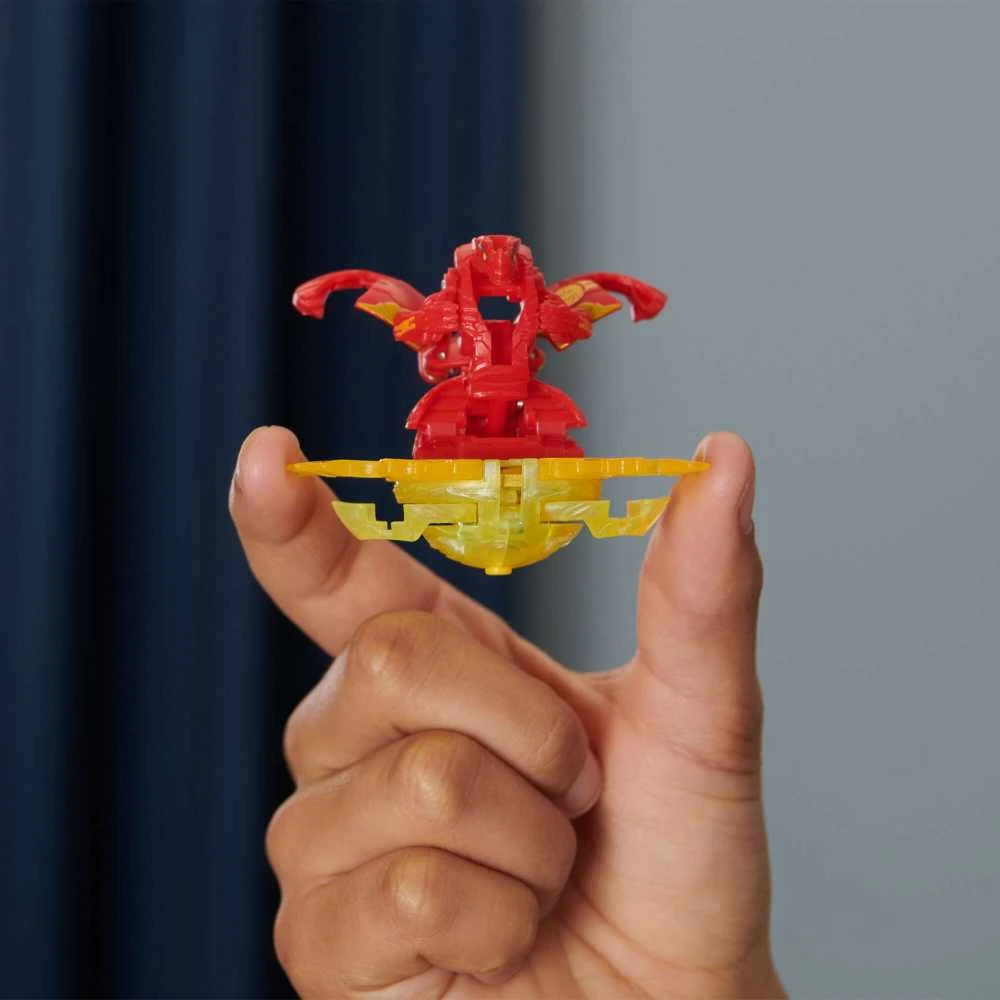 Bakugan set Special Attack Flame Besisukanti spalvinga veiksmo figūrėlė + kortelės
