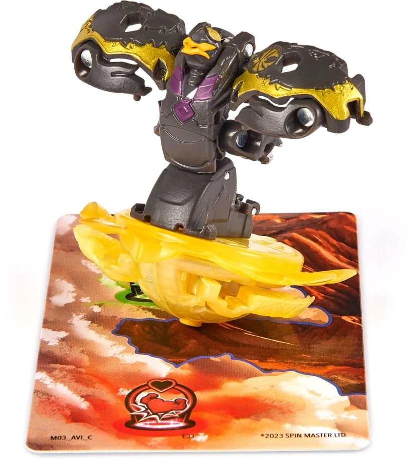 Bakugan set Special Attack Flame Besisukanti spalvinga veiksmo figūrėlė + kortelės