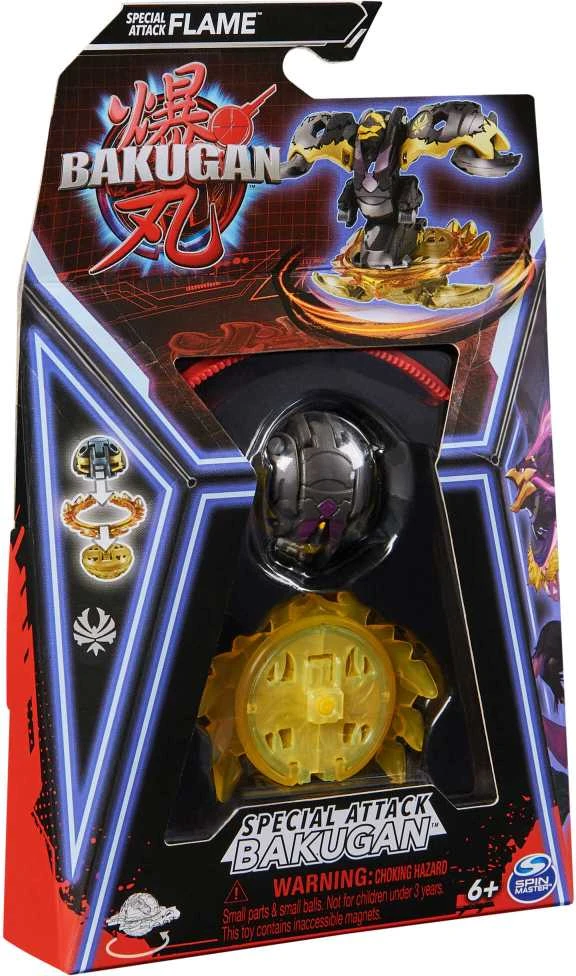 Bakugan set Special Attack Flame Besisukanti spalvinga veiksmo figūrėlė + kortelės