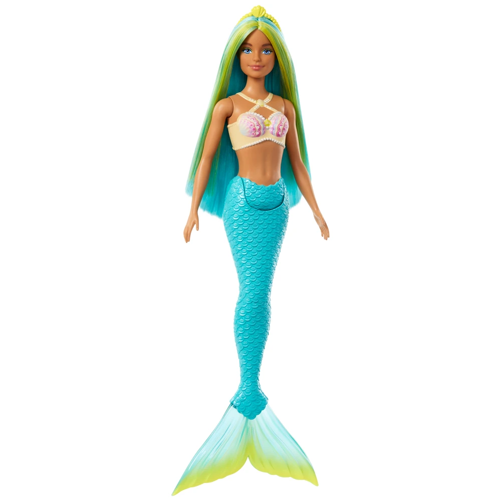 Mattel BARBIE DREAMTOPIA undinėlė melsvais plaukais (HRR03)