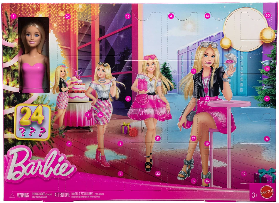 Advento kalendorius Mattel Barbie FAB (JFL63)